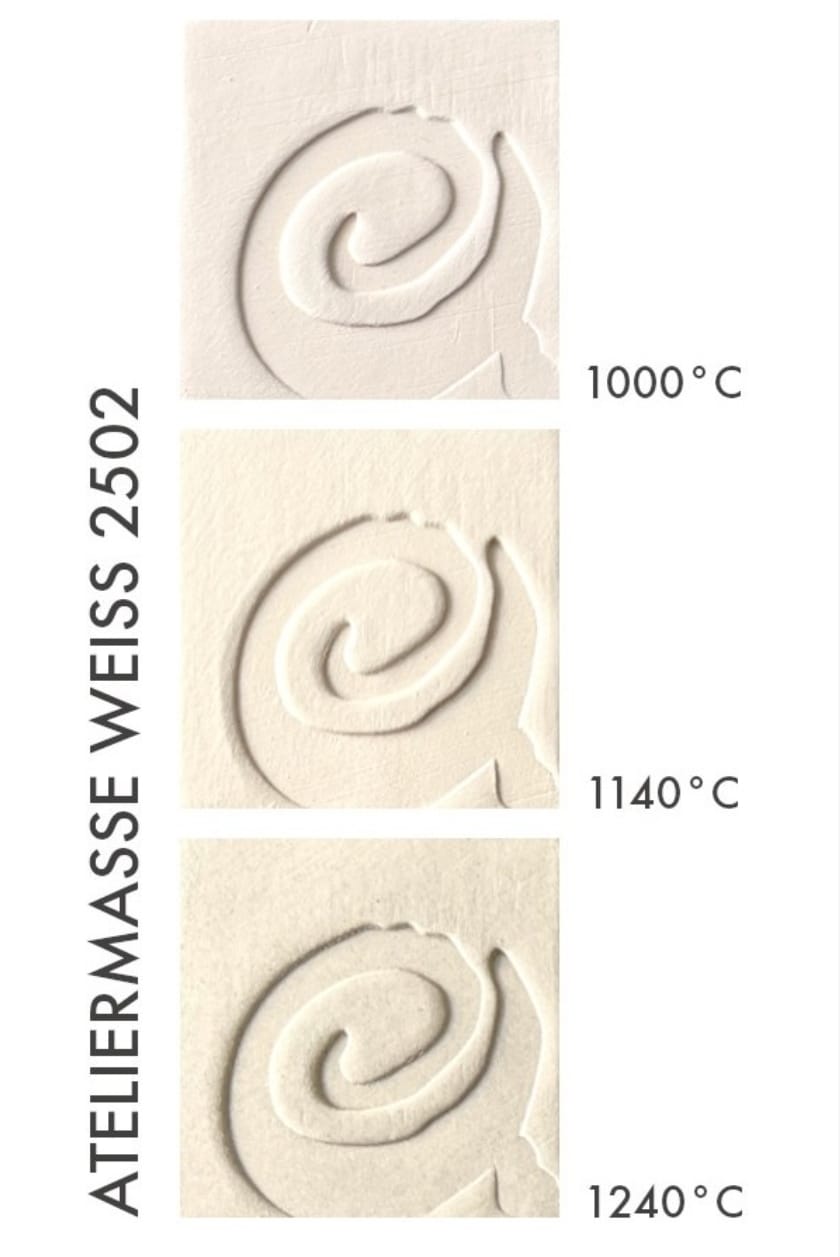 Ateliermasse Weiss 2502 Stoneware Çamuru - Görsel 2
