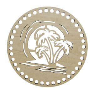 Ahşap Şablon Palmiye